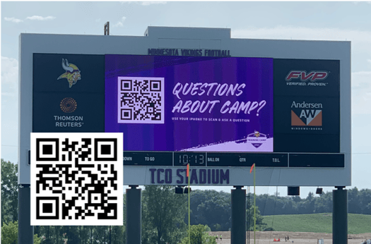Vikings QR code 3 Vikings QR code 3